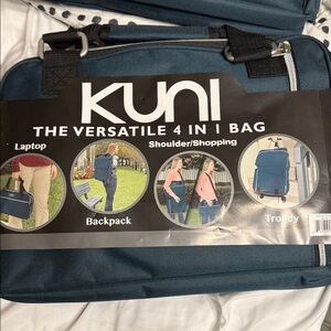 KUNI Versatile 4-in-1 blue Bag NWT